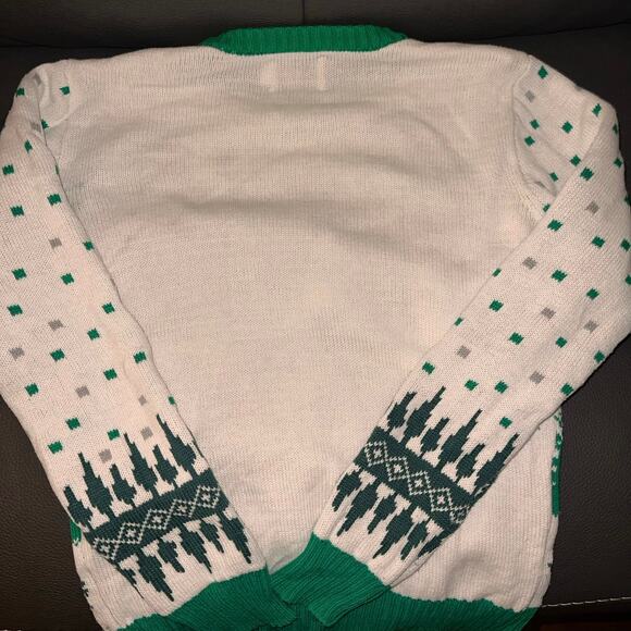 Spencer’s Bob Ross Ugly Christmas Sweater Small - Picture 3 of 4